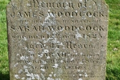 Woodcock, James 1825, Sarah 1857
