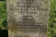 Barber, William 1943, Alice 1960