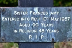 Ditchingham - All Hallows Graveyard - Frances Amy  (Sister) 1957 (2)