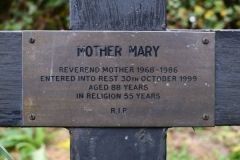 Ditchingham - All Hallows Graveyard - Mary (Reverend Mother) 1999 (2)