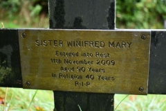 Ditchingham - All Hallows Graveyard - Winifred Mary (Sister) 2009 (2)