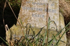 Ditchingham - Cemetery - Baker, Bernard W.A. 1906, Laura 1924 (3)