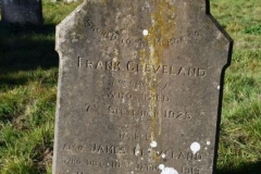 Ditchingham - Cemetery  - Cleveland, Frank 1925, James 1919, Mary Louisa 1926