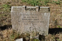 Ditchingham - Cemetery  - Hood, Margaret 1939