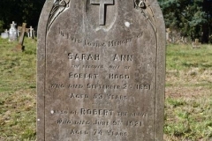 Ditchingham - Cemetery - Hood, Sarah A. 1891, Robert 1921