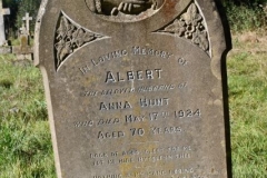 Ditchingham - Cemetery - Hunt, Albert 1924