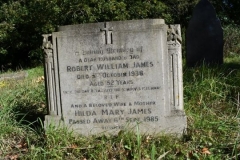 Ditchingham - Cemetery - James, Robert W. 1938, Hilda M. 1985