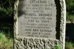 Ditchingham - Cemetery - Skinner, Catherine 1883, Samuel 1938, Jane A. 1948