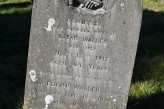 Ditchingham - Cemetery  - Waller, Clarissa 1917, Edgar 1932