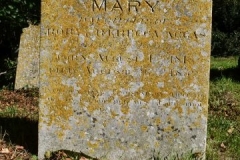 Ditchingham - St. Mary's Churchyard - Aggas, Mary 1852