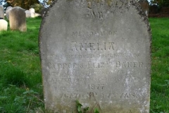 Ditchingham - St. Mary's Churchyard - Baker, Amelia 1877