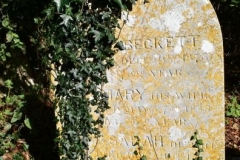 Ditchingham - St. Mary's Churchyard - Beckett, Henry 1873, Mary 1838, Sarah 1873