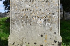 Ditchingham - St. Mary's Churchyard - Brock, Jeremiah 1864, Sarah 1862