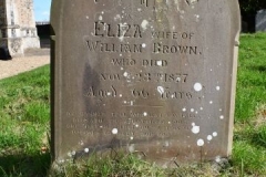 Ditchingham - St. Mary's Churchyard - Brown, Eliza 1877