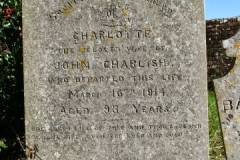 Ditchingham - St. Mary's Churchyard - Charlish, Charlotte 1914