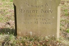 Ditchingham - St. Mary's Churchyard - Davy, Robert 1870