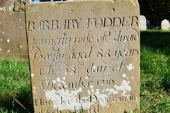 Ditchingham - St. Mary's Churchyard - Fodder, Barbary 1716