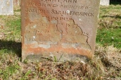 Ditchingham - St. Mary's Churchyard - Forsdick, Mary Ann 1877