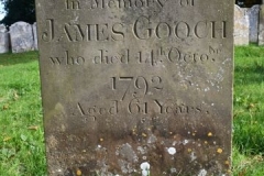 Ditchingham - St. Mary's Churchyard - Gooch, James 1792