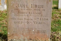 Ditchingham - St. Mary's Churchyard - Legood, Jane Ruth 1880