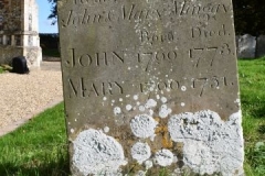 Ditchingham - St. Mary's Churchyard - Mingay, John 1773, Mary 1751