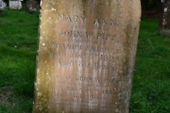 Ditchingham - St. Mary's Churchyard - Pipe, Mary A. 1894, John W. 1895