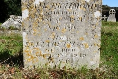 Ditchingham - St. Mary's Churchyard - Richmond, Saml. 1821, Elizabeth 1848