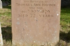 Ditchingham - St. Mary's Churchyard - Stone, Mary 1879